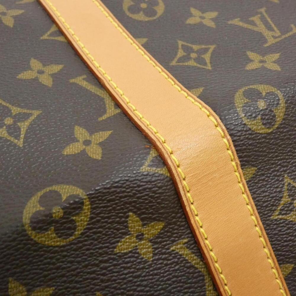 LOUIS VUITTON Brown Monogram Keepall 55 Boston Bag - Picture 5 of 10